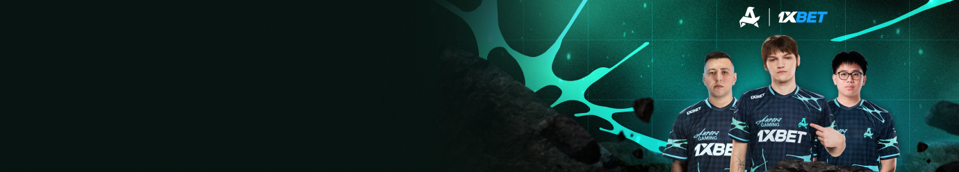 1xBet est le partenaire titre d'AURORA Gaming